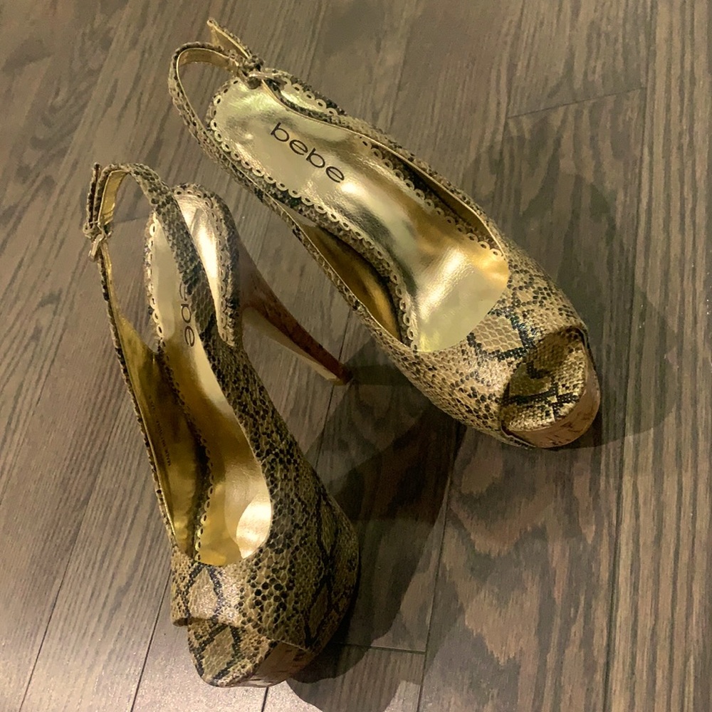 Leopard heels